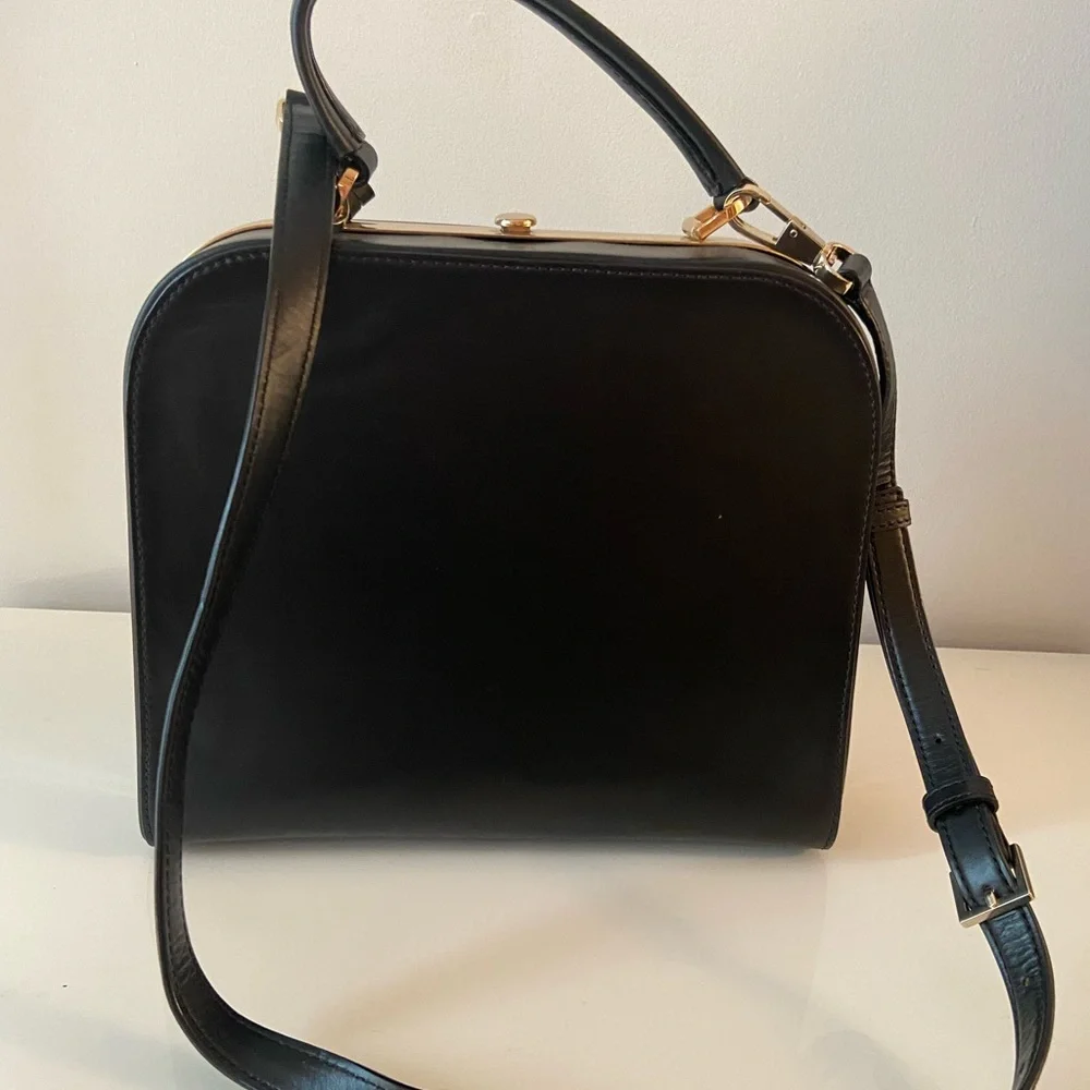 Kate Spade Skyline Way Large Violina Glitter Black Leather PXRU7398